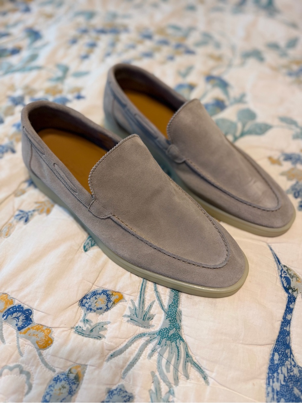 Aurelien Light Fray Suede Yacht Loafer
